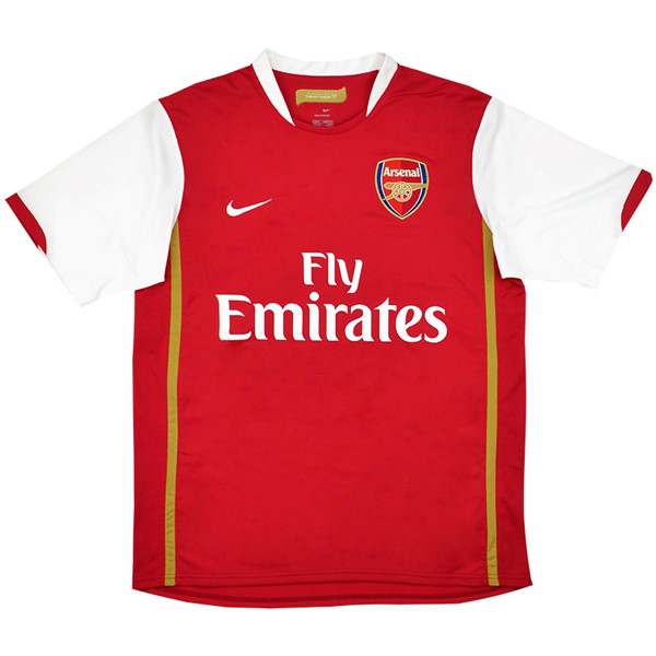 Camiseta Arsenal Primera equipo Retro 2006 2008 Rojo